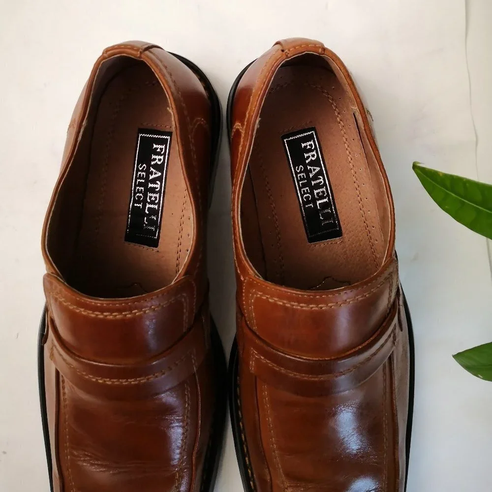 Fratelli Select Leather Business Slip-on Dress‎ Shoes Men's Size 8.5